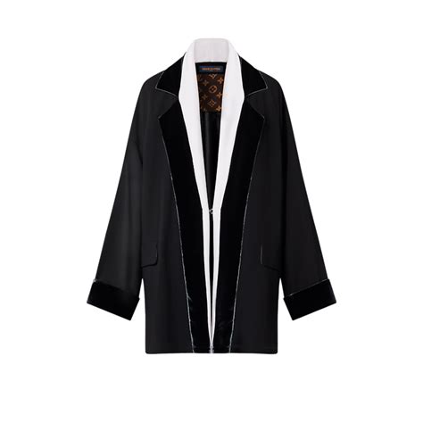 louis vuitton velvet trim robe